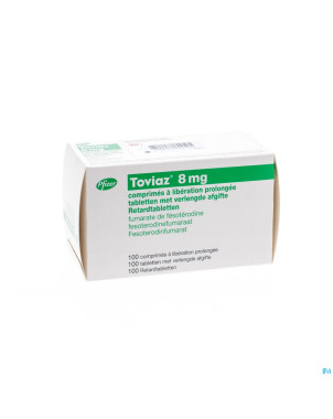 Toviaz 8 mg comp liberation prolong 100 x 8 mg