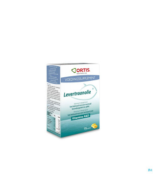 Ortis huile foie de morue blister caps  75