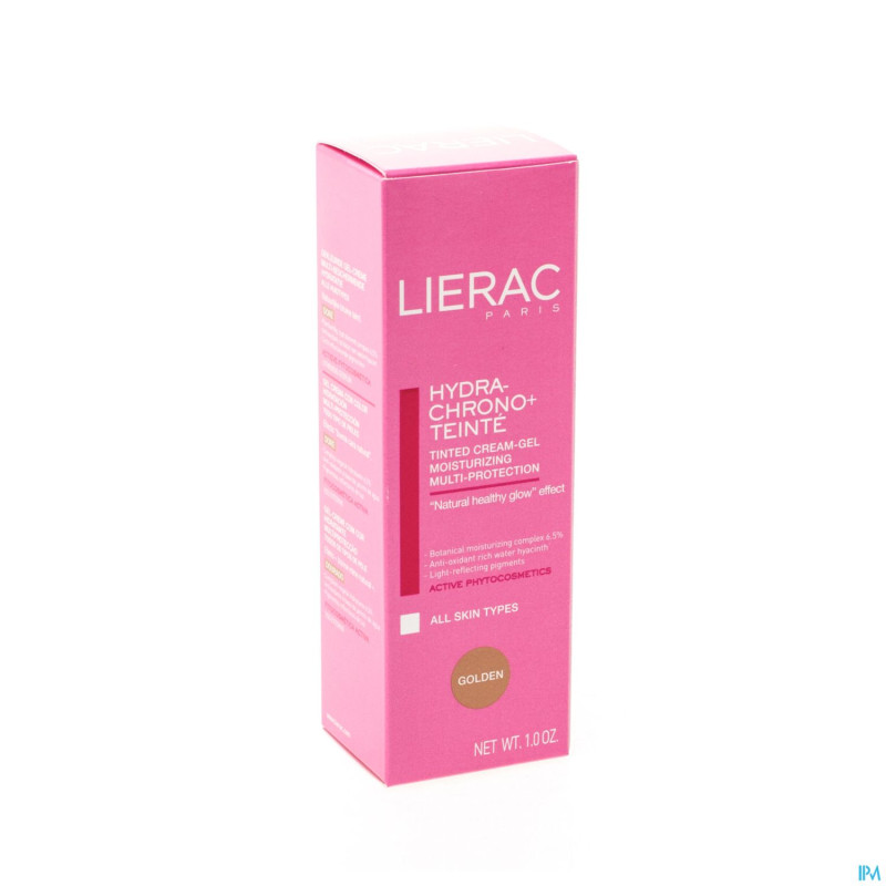 Lierac hydra chrono+teinte dore gel-cr   tube 30ml