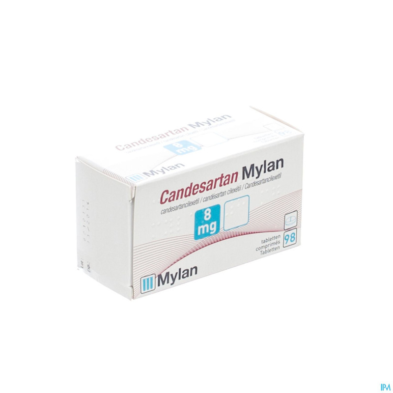 Candesartan mylan tabl 98 x  8 mg