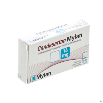 Candesartan mylan tabl 28 x 16 mg