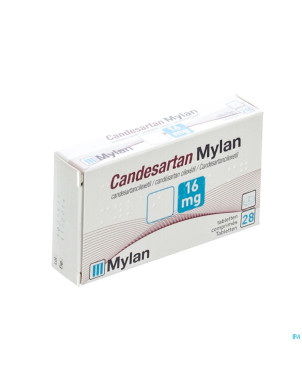 Candesartan mylan tabl 28 x 16 mg