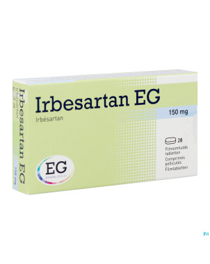 Irbesartan eg 150 mg comp pell 28 x 150 mg