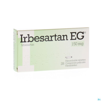 Irbesartan eg 150 mg comp pell 28 x 150 mg