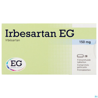 Irbesartan eg 150 mg comp pell 28 x 150 mg