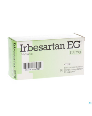 Irbesartan eg 150 mg comp pell 98 x 150 mg