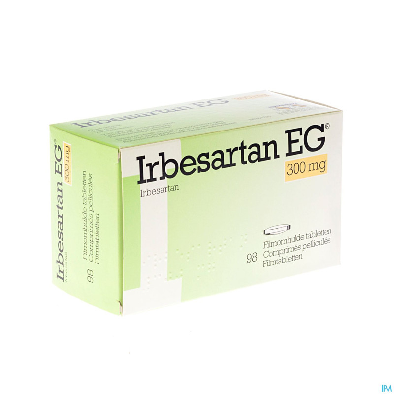 Irbesartan eg 300 mg comp pell 98 x 300 mg