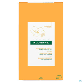 Klorane corps depilat. cire froide jambes bandes 6