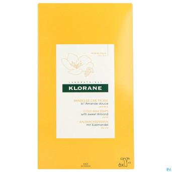 Klorane corps depilat. cire froide jambes bandes 6