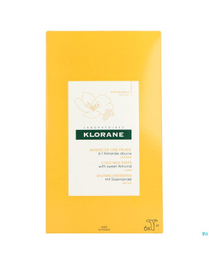 Klorane corps depilat. cire froide jambes bandes 6