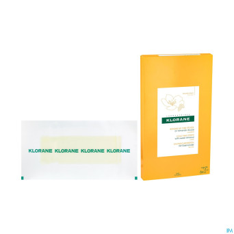 Klorane corps depilat. cire froide jambes bandes 6