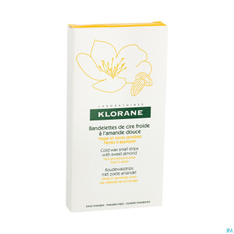 Klorane corps depilat.cire froide vis.-zone sens.6