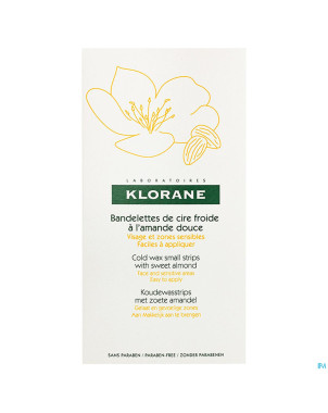 Klorane corps depilat.cire froide vis.-zone sens.6