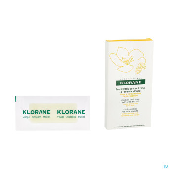 Klorane corps depilat.cire froide vis.-zone sens.6