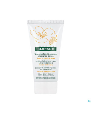 Klorane corps depilat. cr vis-zones sens. 75ml