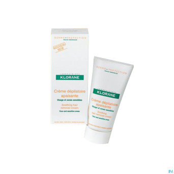 Klorane corps depilat. cr vis-zones sens. 75ml