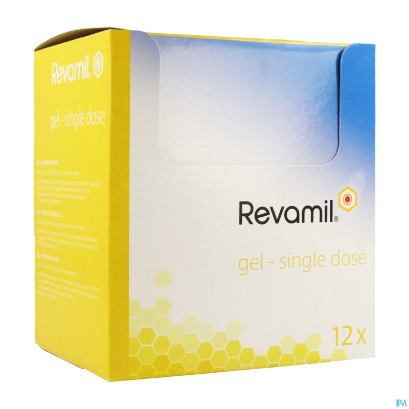 Revamil single dose gel cicatris.hydrophile 12x2g
