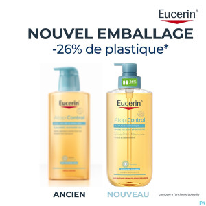 Eucerin atopicontrol huile bain/douche pompe 400ml
