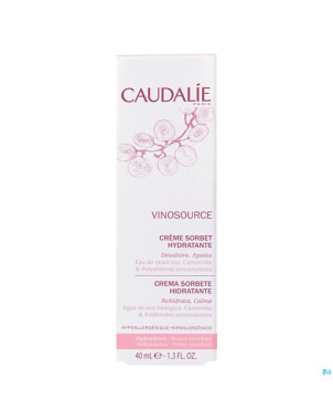 Caudalie vinosource creme sorbet hydra   tube 40ml