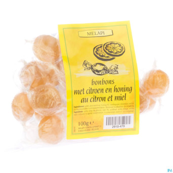 Melapi bonbons au citron-miel 100g 5370