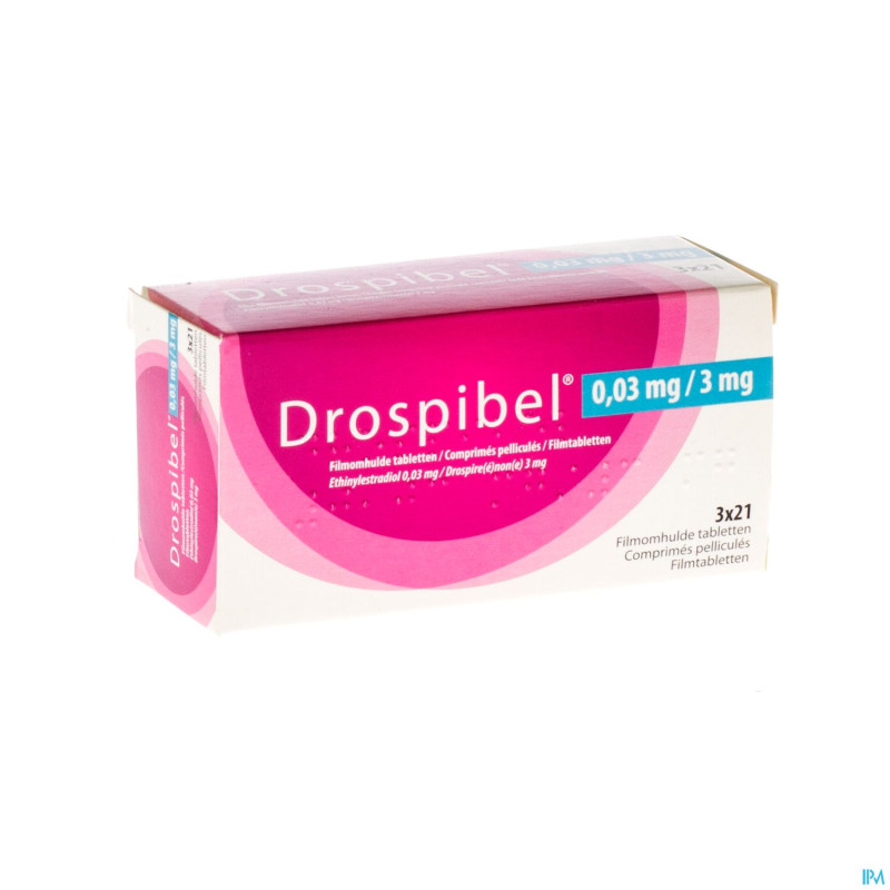 Drospibel 0,03 mg comp enrob  3 x 21