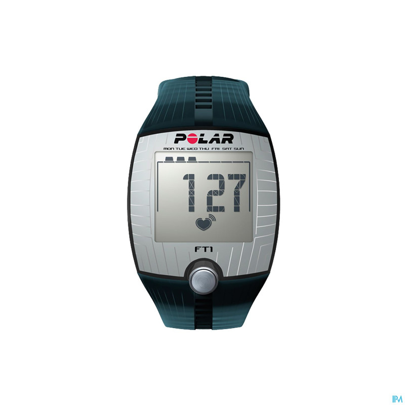 Polar ft1 transparant/blue cardiofrequencemetre