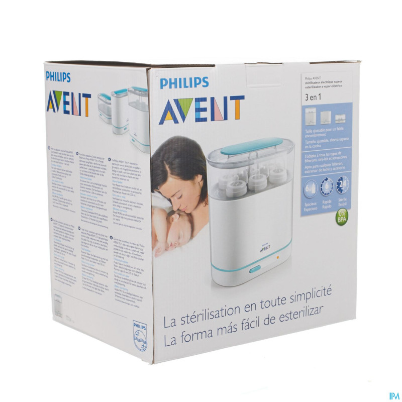 Philips avent sterilisateur electrique vapeur 3en1