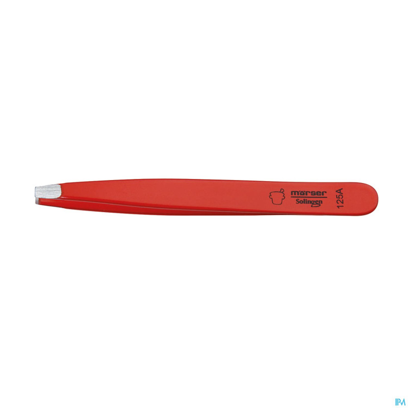 Morser pince epiler mors droit rouge    125a