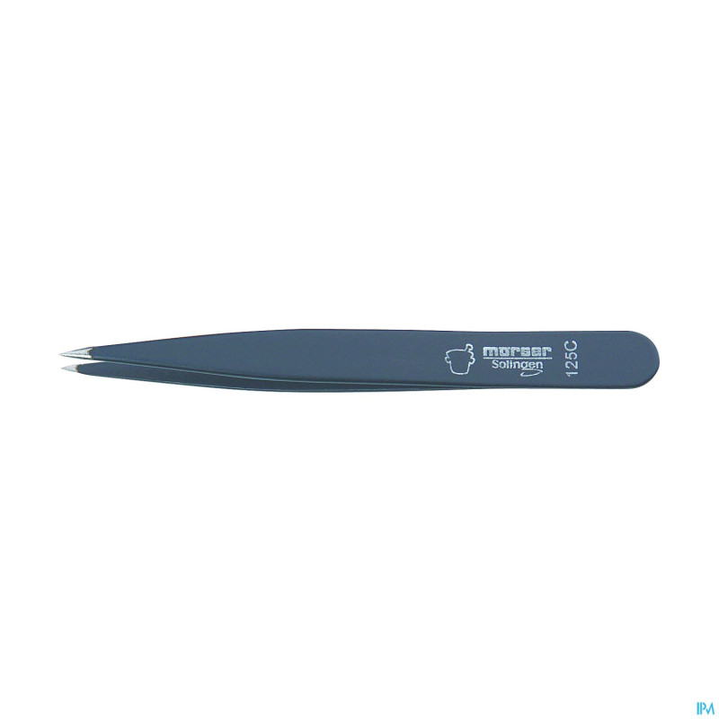 Morser pince epiler pointu noir    125c