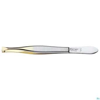 Morser pince epiler mors droit dore    24a