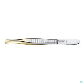 Morser pince epiler mors droit dore    24a