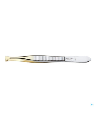 Morser pince epiler mors droit dore    24a