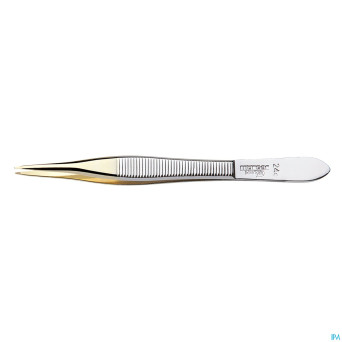 Morser pince epiler mors pointu dore    24c