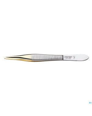 Morser pince epiler mors pointu dore    24c