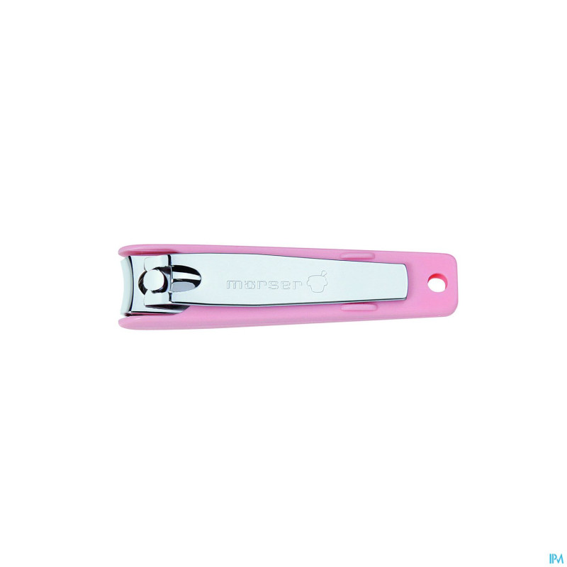 Morser coupe ongles rose chrome + housse    72r