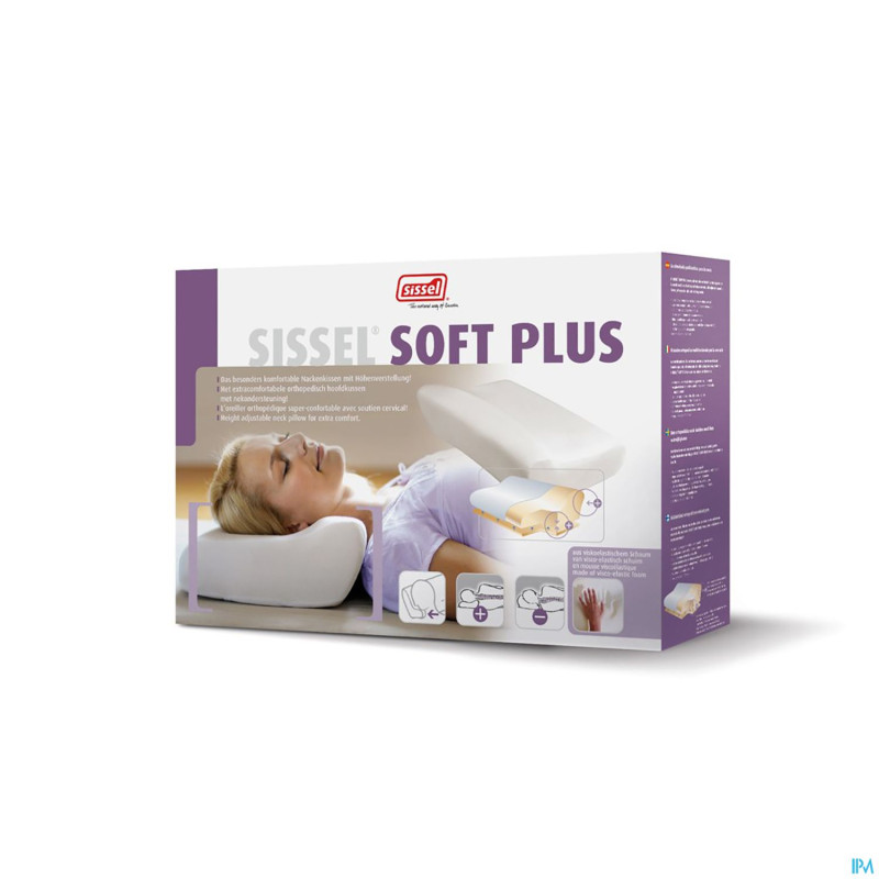 Sissel soft plus oreiller visco-elast+taie