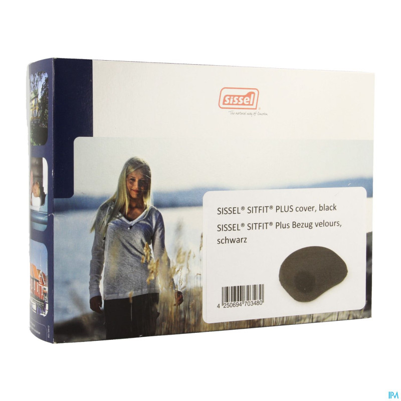 Sissel housse noir velours pour sitfit plus