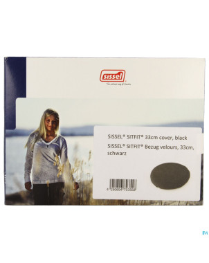 Sissel housse antracite pour sitfit 33cm velours