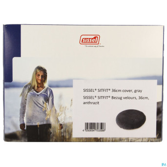 Sissel housse antracite pour sitfit 36cm velours