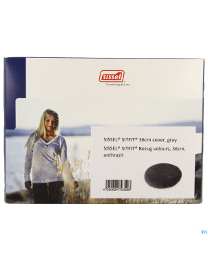 Sissel housse antracite pour sitfit 36cm velours