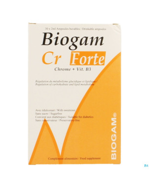 Biogam cr forte amp buv. 30x2ml