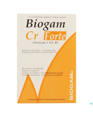 Biogam cr forte amp buv. 30x2ml