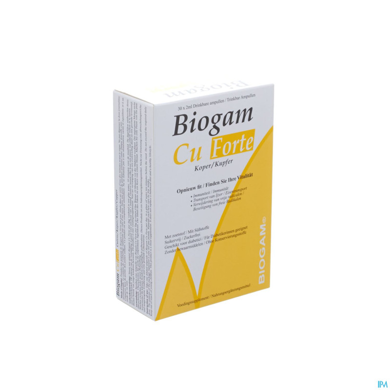 Biogam cu forte amp buv. 30x2ml