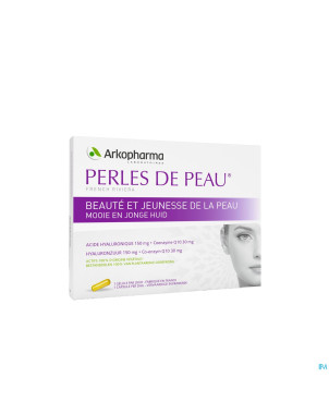 Perles de peau acide hyaluron.+coenzyme q10 caps30