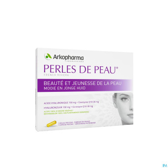 Perles de peau acide hyaluron.+coenzyme q10 caps30