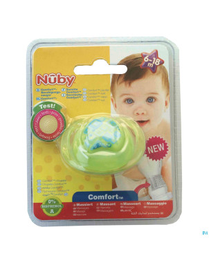 Nuby sucette tritan prism silicone ortho 6-18m