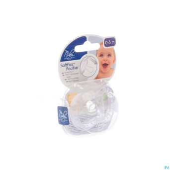 Nuby sucette pp silicone ortho 0-6m 2