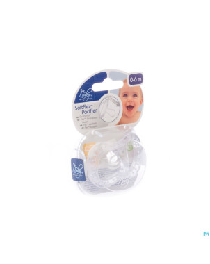 Nuby sucette pp silicone ortho 0-6m 2