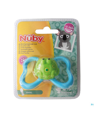 Nuby sucette tritan paci-pals sil ovale +18m