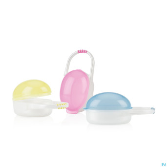 Nuby boite rangement pour 2 sucettes